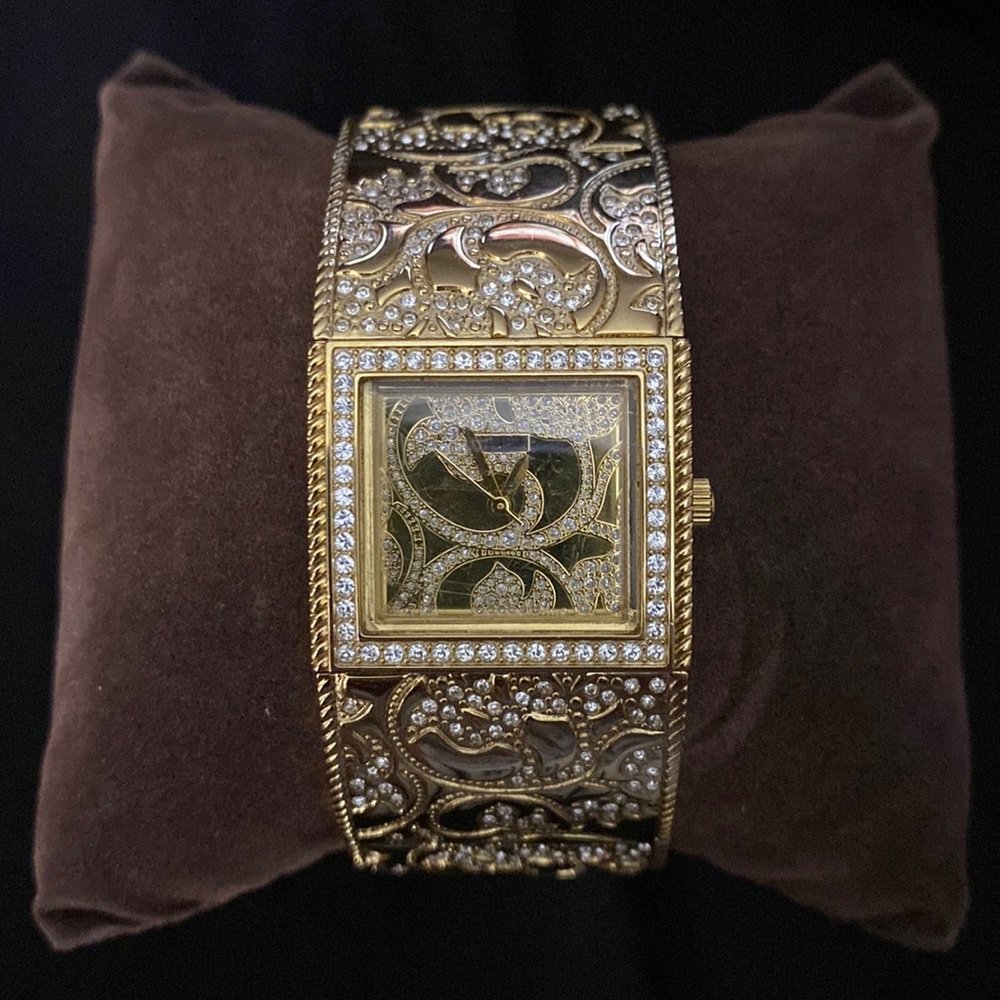 Guess Gold & Crystal Watch